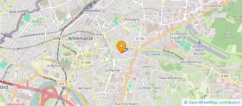 localisation de l'entreprise MADAME LILIANE TROOST  ANNEMASSE