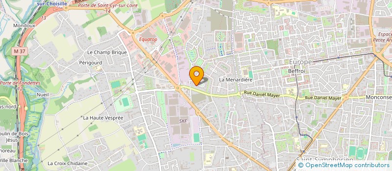 localisation de l'entreprise MADAME LILIANE TROUILLER  SAINT-CYR-SUR-LOIRE