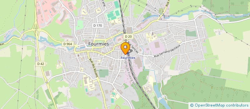 localisation de l'entreprise MADAME LILIANE VAILLE à FOURMIES