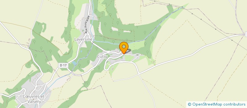 localisation de l'entreprise MADAME LILIANE VALET  CUTRY