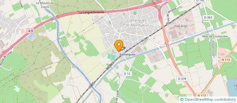 localisation de l'entreprise MADAME LILIANE VARANDAS  GALLARGUES-LE-MONTUEUX