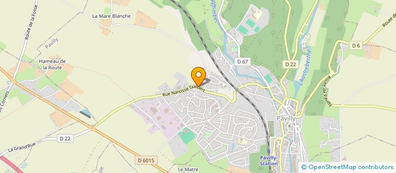 localisation de l'entreprise MADAME LILIANE VERCRUYSSE  PAVILLY