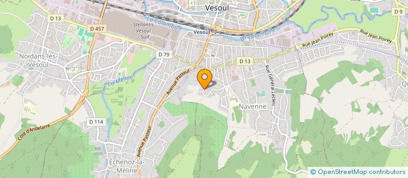 localisation de l'entreprise MADAME LILIANE VIGNERON  NAVENNE