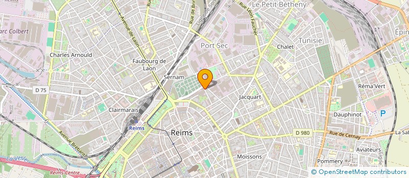 localisation de l'entreprise MADAME LILIANE VIGNON  REIMS