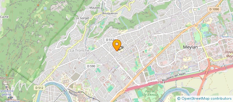 localisation de l'entreprise MADAME LILIANE VINCENT  CORENC