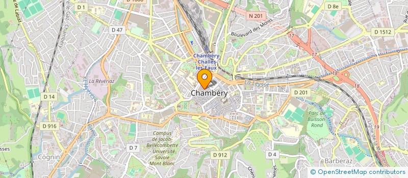 localisation de l'entreprise MADAME LILIANE VINCENT  CHAMBERY