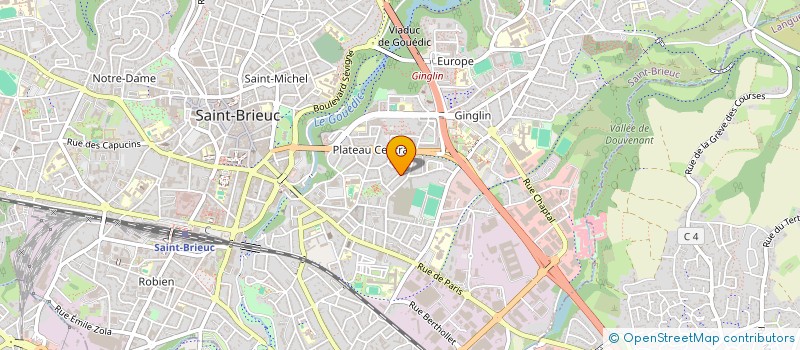 localisation de l'entreprise MADAME LILIANE VISDELOUP à SAINT-BRIEUC