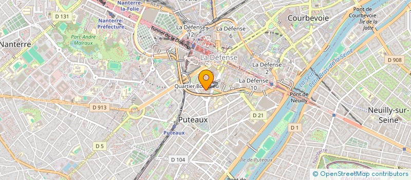 localisation de l'entreprise MADAME LILIANE WANG à PUTEAUX