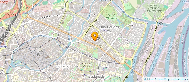 localisation de l'entreprise MADAME LILIANE WINUM à STRASBOURG