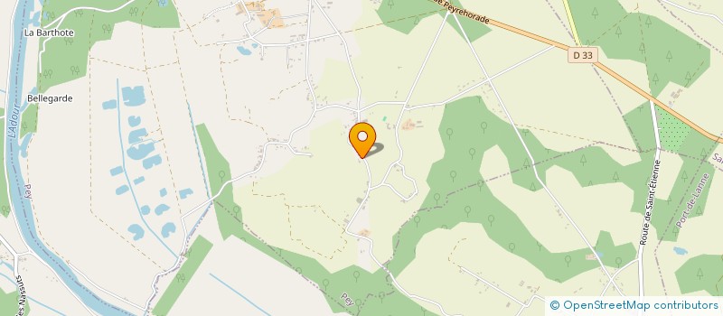 localisation de l'entreprise MADAME LILIANNE CABANNE  PEY