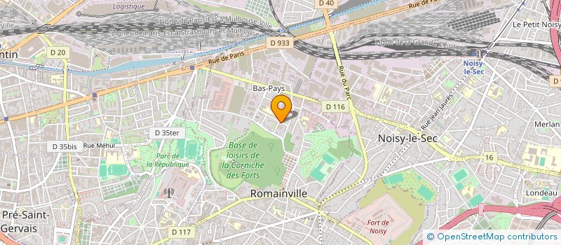 localisation de l'entreprise MADAME LILIANNE DA CUNHA ALVES à ROMAINVILLE