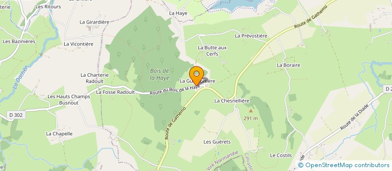 localisation de l'entreprise MADAME LILIANNE LECOQ à VIRE-NORMANDIE
