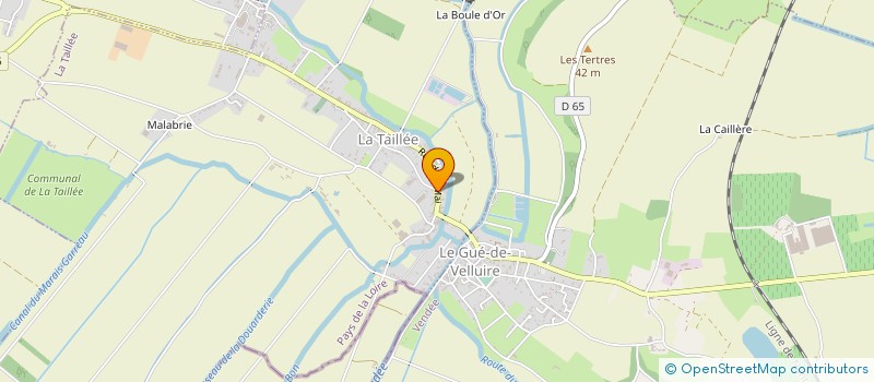 localisation de l'entreprise MADAME LILIANNE PICHAFROY  CHAMPAGNE-LES-MARAIS