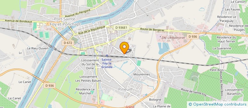 localisation de l'entreprise MADAME LILIE BEYRAND  PINEUILH