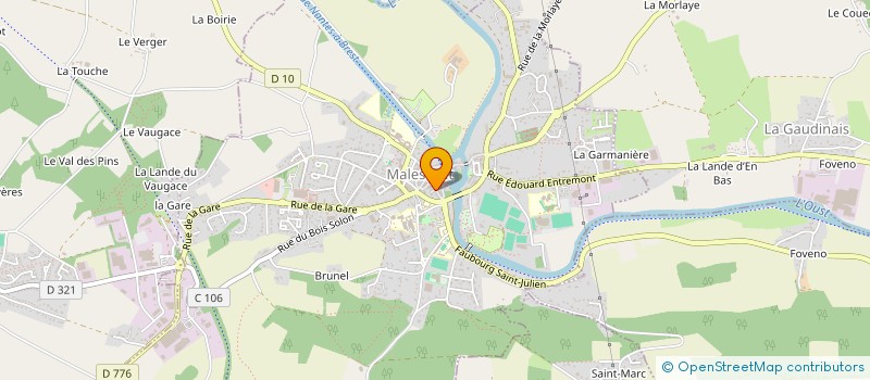 localisation de l'entreprise MADAME LILIE CURTIL  MALESTROIT