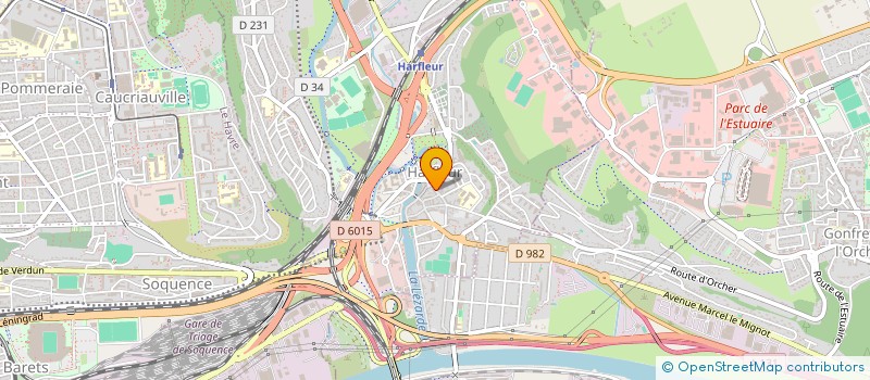 localisation de l'entreprise MADAME LILIE FLAHAUT  HARFLEUR