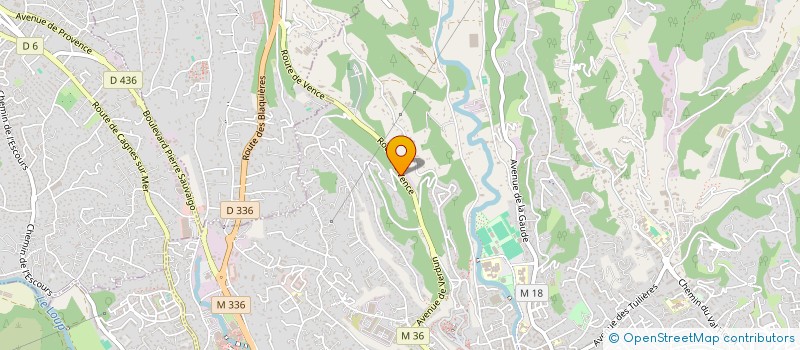 localisation de l'entreprise MADAME LILIE JALABERT  CAGNES-SUR-MER