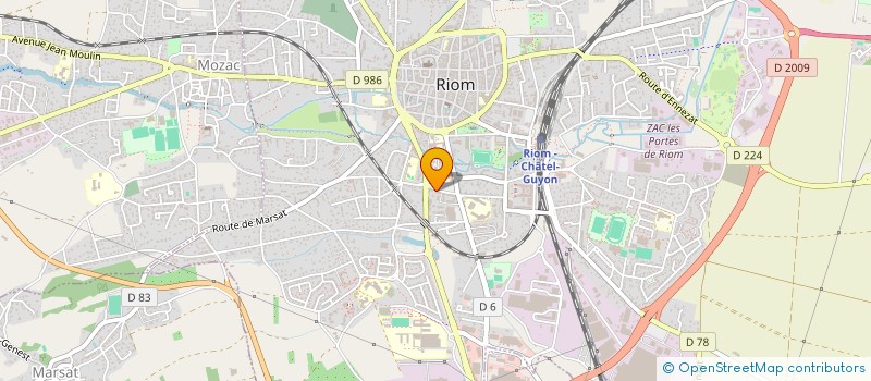 localisation de l'entreprise MADAME LILIE ROULOT  RIOM