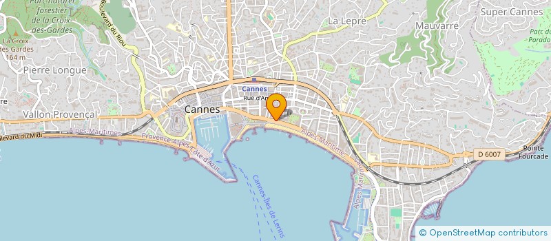 localisation de l'entreprise MADAME LILIEN LUBE à CANNES