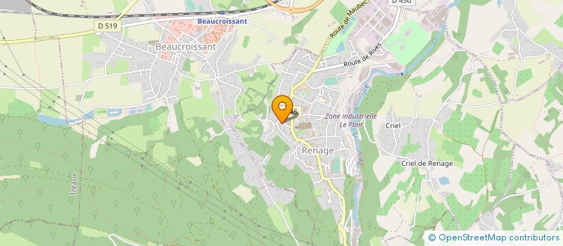 localisation de l'entreprise MADAME LILIIA YATSIUK à RENAGE