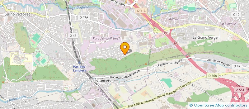 localisation de l'entreprise MADAME LILIT KOURANIAN  SAINT-VICTORET