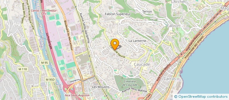 localisation de l'entreprise MADAME LILIYA FATKULLINA à NICE
