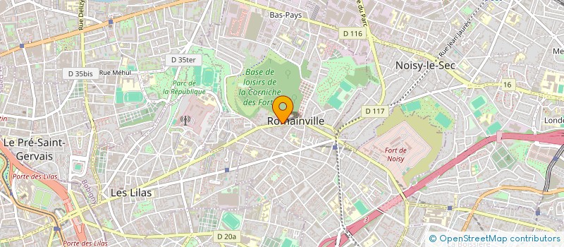 localisation de l'entreprise MADAME LILIYA KANCHEVA à ROMAINVILLE
