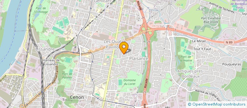 localisation de l'entreprise MADAME LILIYA KHABIROVA à CENON