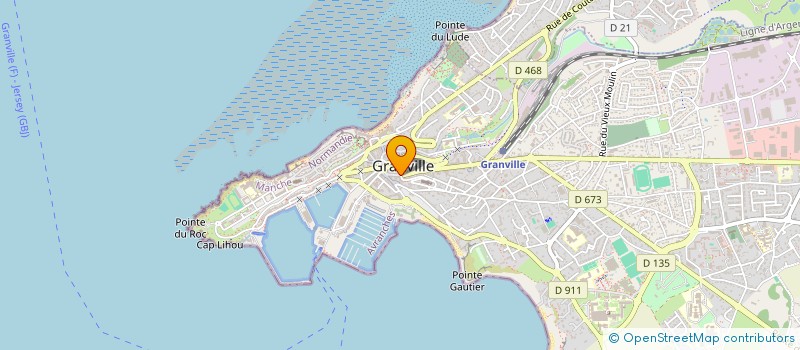 localisation de l'entreprise MADAME LILIYA PETRYCHENKO  GRANVILLE