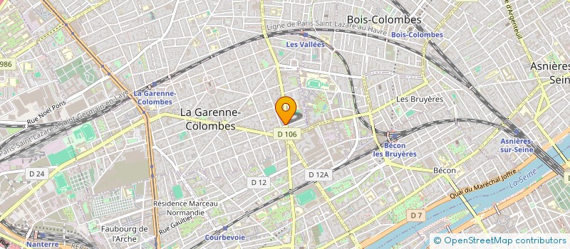 localisation de l'entreprise MADAME LILLA KHERBANI à LA GARENNE-COLOMBES