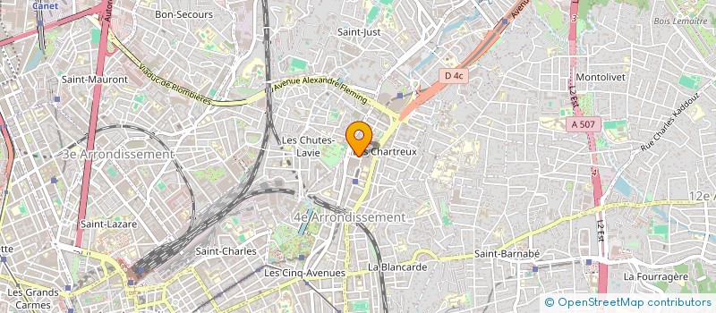 localisation de l'entreprise MADAME LILLA-LOU TAMBURINI à MARSEILLE 4EME