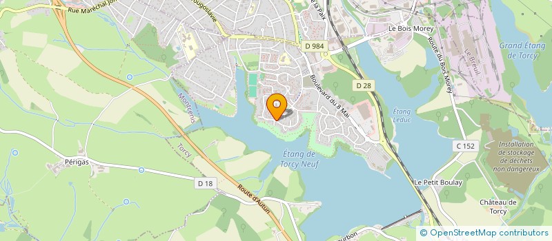 localisation de l'entreprise MADAME LILLIA BENDAHMANE  TORCY