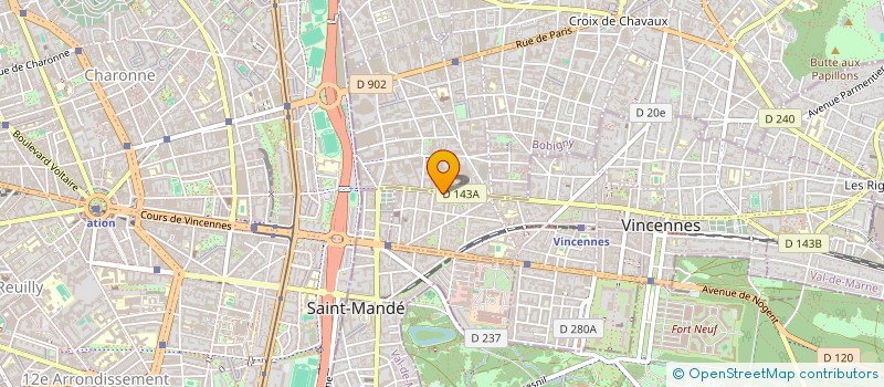 localisation de l'entreprise MADAME LILLIAN DEMETRESCU  VINCENNES