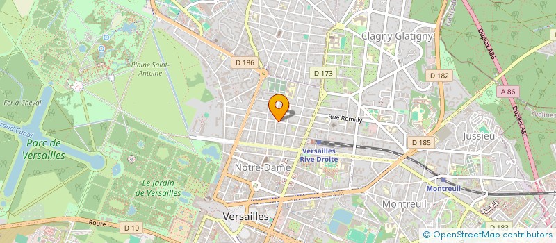 localisation de l'entreprise MADAME LILLIAN WAGNER  VERSAILLES