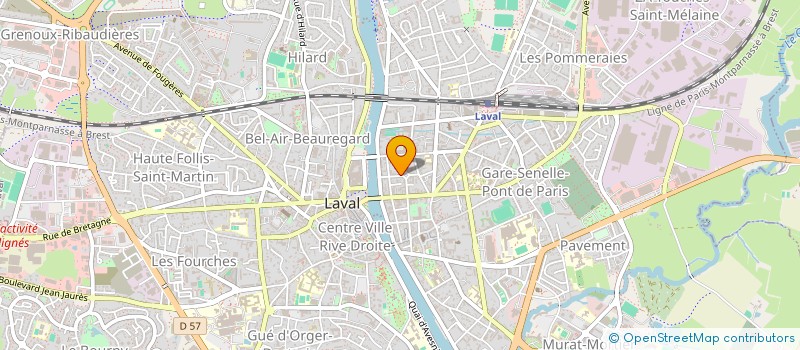 localisation de l'entreprise MADAME LILLY COLAS  LAVAL