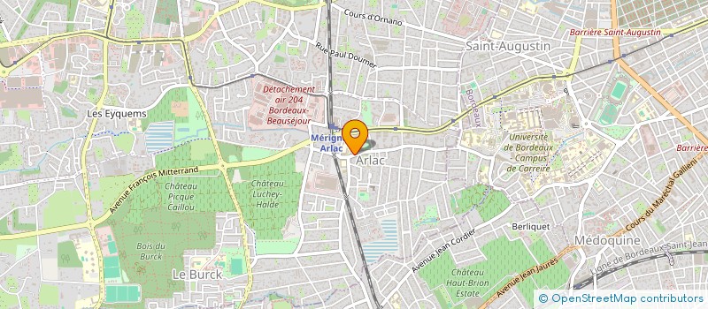 localisation de l'entreprise MADAME LILLY NASRI  MERIGNAC