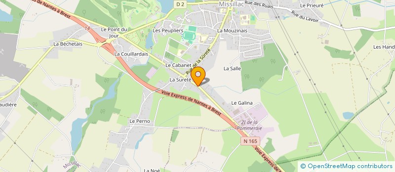 localisation de l'entreprise MADAME LILLY RETAILLEAU  MISSILLAC