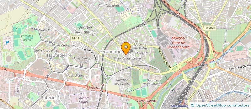 localisation de l'entreprise MADAME LILLY SCHNEIDER à STRASBOURG