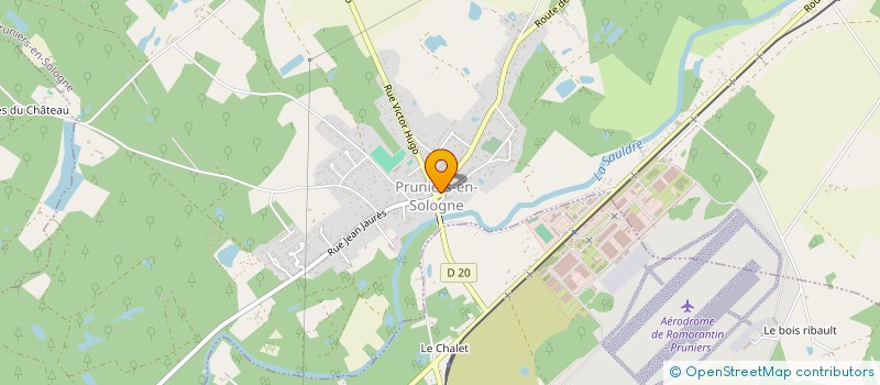 localisation de l'entreprise MADAME LILOU ADAM  PRUNIERS-EN-SOLOGNE