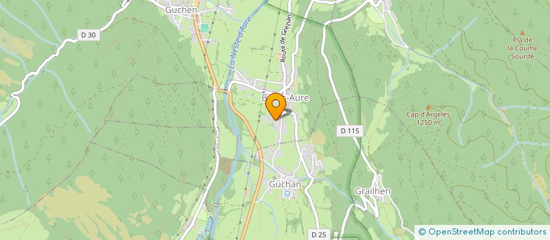 localisation de l'entreprise MADAME LILOU AURIAU  BAZUS-AURE