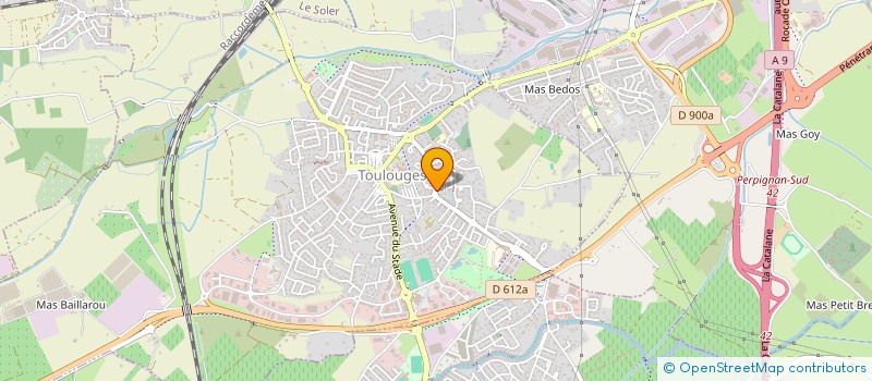 localisation de l'entreprise MADAME LILOU BOUSQUET  TOULOUGES