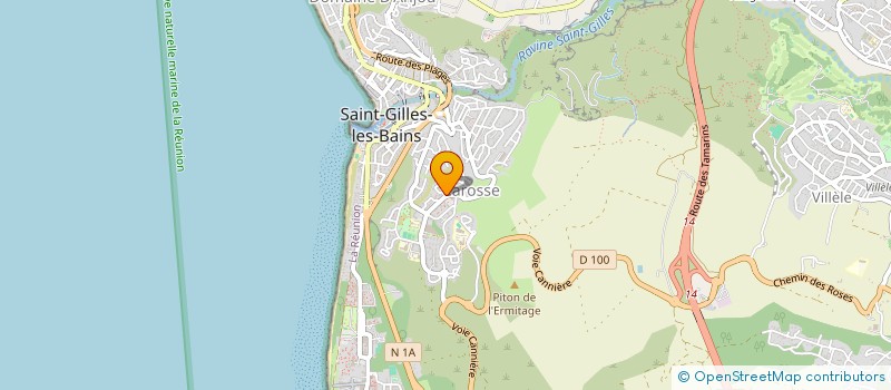 localisation de l'entreprise MADAME LILOU BUDNIEWSKI  SAINT-PAUL