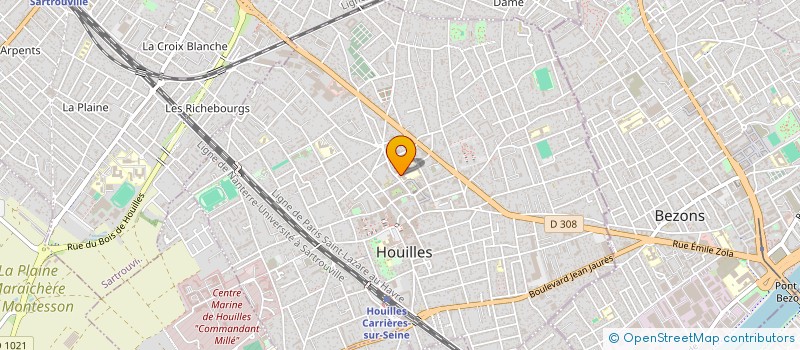 localisation de l'entreprise MADAME LILOU CALOT  HOUILLES