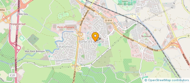 localisation de l'entreprise MADAME LILOU CATTOOR  PERPIGNAN