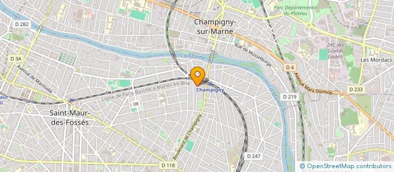 localisation de l'entreprise MADAME LILOU CELLIER à SAINT-MAUR-DES-FOSSES