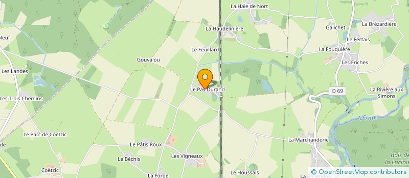 localisation de l'entreprise MADAME LILOU CHALON  NORT-SUR-ERDRE