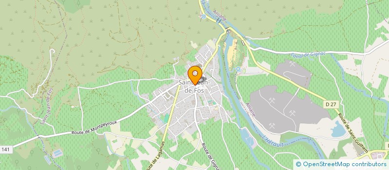 localisation de l'entreprise MADAME LILOU DAROUI-GARNIER  SAINT-JEAN-DE-FOS