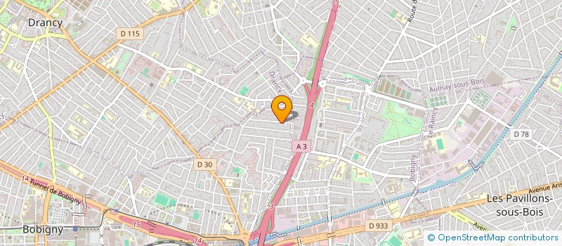 localisation de l'entreprise MADAME LILOU DAVID  BOBIGNY