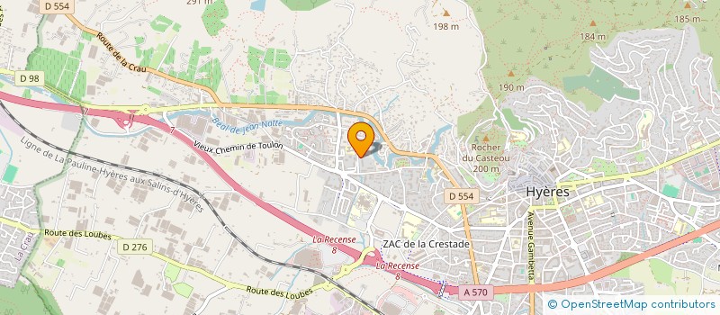 localisation de l'entreprise MADAME LILOU DESAMBROIS  HYERES