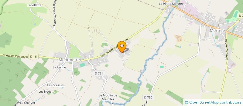 localisation de l'entreprise MADAME LILOU DESROCHERS à MONTMERREI